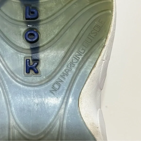 Reebok Question Mid White Pearlized Blue Toe - Allen Iverson - Size 11 GX0227 - Picture 12 of 15